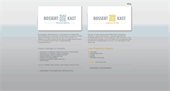 Desktop Screenshot of bossert-kast.de