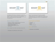 Tablet Screenshot of bossert-kast.de